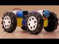 Amazing Electric Car With DC Motor Mini Tractor How To Make Simple Toy Car DIY With DC Motor