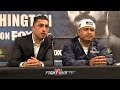 JOSESITO LOPEZ " I FEEL I DIDNT GET A FAIR SHAKE! I WAS ONE PUNCH AWAY FROM THE REF STOPPING IT"