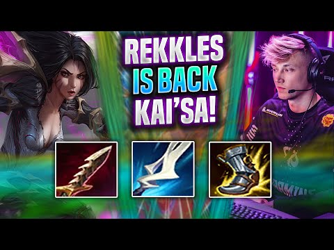 REKKLES BRINGS BACK KAI'SA! - KC Rekkles Plays Kai'sa ADC vs Lucian! | Season 2022