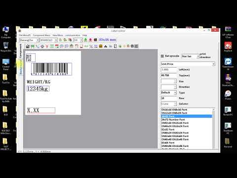 Ashica / Rongta RLS1000 - How To Design New Label using RTLabel Software