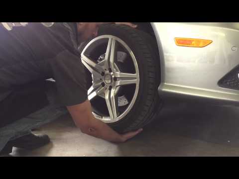 2011 Mercedes SL550 tie rod/ball joint check