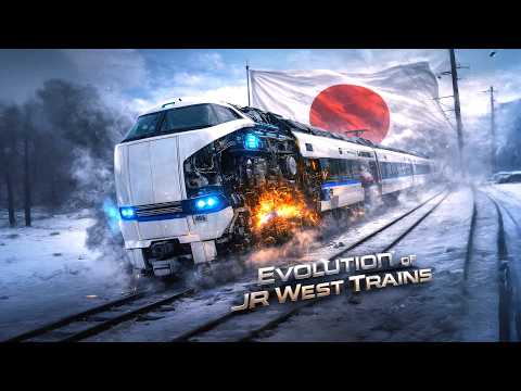 🇯🇵  Evolution of JR West Trains  (Japan) | From Classic Steel to Future Speed 🚄