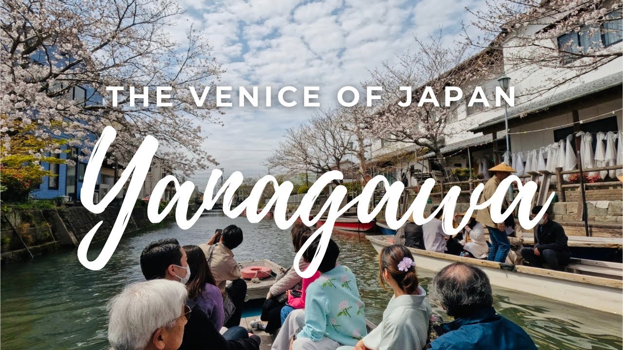 Experience the enchanting Yanagawa Canal Cruise as a tourist.