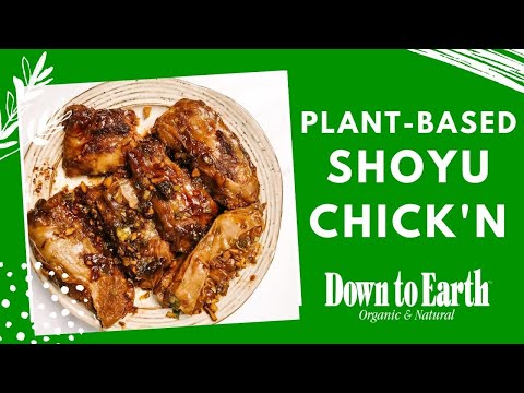 Frango Shoyu à base de plantas | Aula de culinária ao vivo no Havaí | À base de plantas