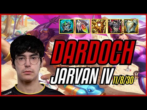 DARDOCH - JARVAN IV vs LEE SIN JUNGLE - NA DIAMOND - PATCH 11.8