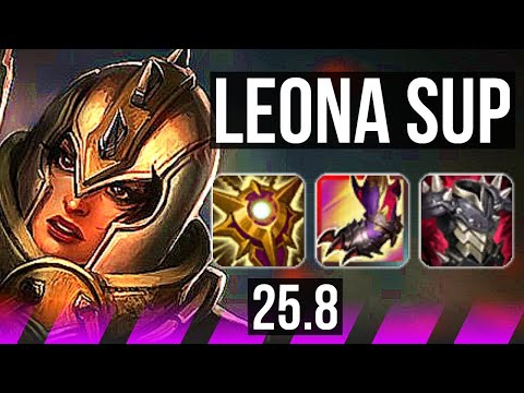 LEONA & Jhin vs YUUMI & Ezreal (SUP) | KR Master | 25.8