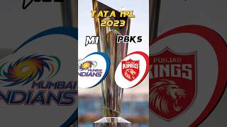 Mi vs Pbks in ipl 2023 #shorts #youtubeshorts #ipl