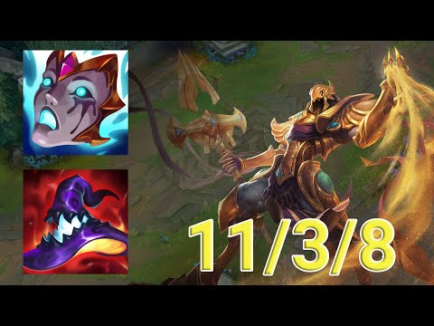 Azir Mid VS Galio Highlights | KR GrandMaster Patch 12.18