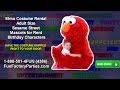 Elmo Costume Rental Adult Size Sesame Street Mascots For Rent Birthday Characters