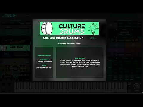 Culture Drums Collection - FREE for members of Studio by StudioLinked