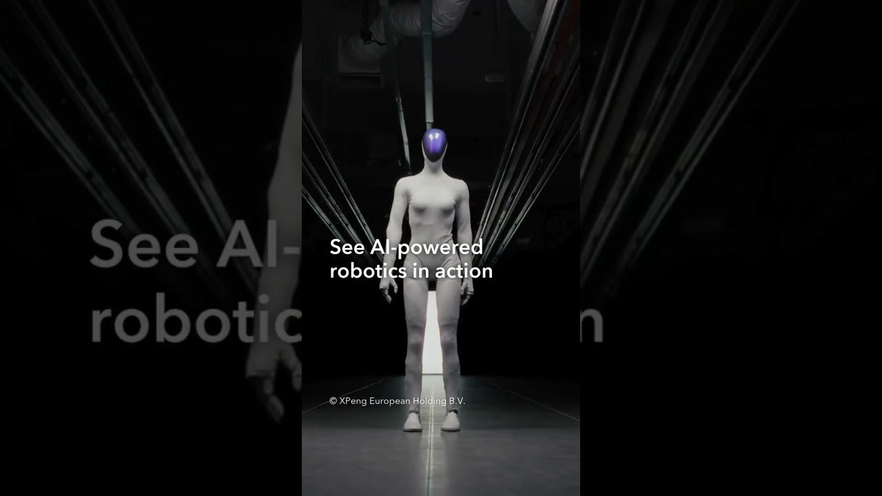 Meet Iron, the next-generation #humanoid #robot redefining human-machine interaction.