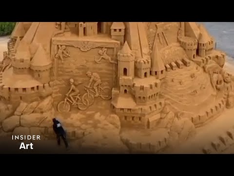 How Life-Size Sand Castles Are Made | Insider Art