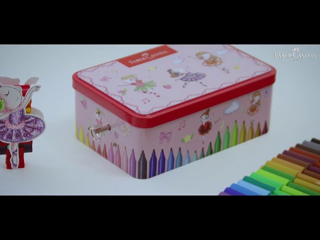 صندوق ألوان موسيقي - 25 لون - فابر كاستل