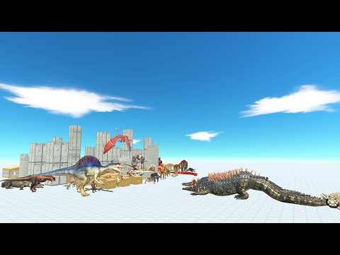 LIZZIE GIANT CROCODILE VS UNITS IN MODERN CITI | ANIMAL REVOLT BATTLE SIMULATOR