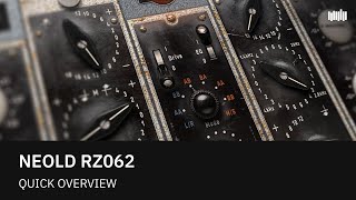 Video thumbnail for NEOLD RZ062 - Quick Overview | Plugin Alliance by Plugin Alliance