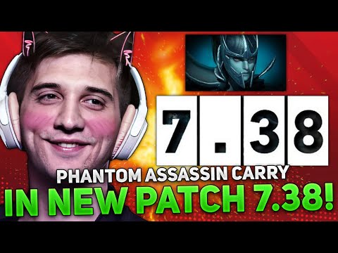 PHANTOM ASSASSIN CARRY by ARTEEZY in NEW PATCH 7.38