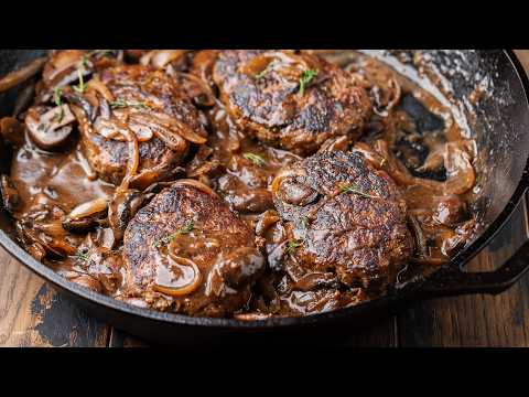 Salisbury Steak - The Insanely Delicious Inexpensive "Steak" Dinner