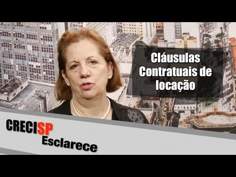 CRECI Esclarece 238 - Cláusulas contratuais de locação