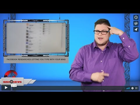 Facebook researches letting you type with your mind (ASL - 7.30.19)