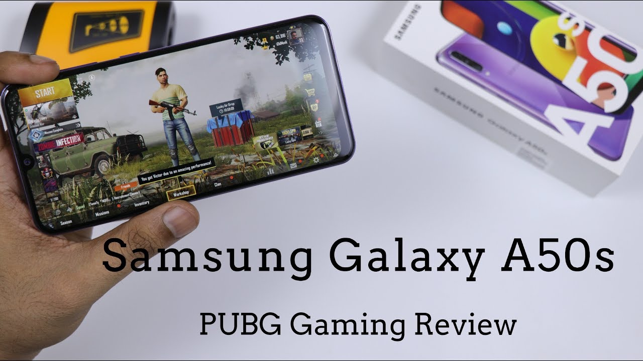 Samsung Galaxy A50s - PUBG Gaming Review in HDR and Ultra, Game Booster, Battery and Heating Test 🎮