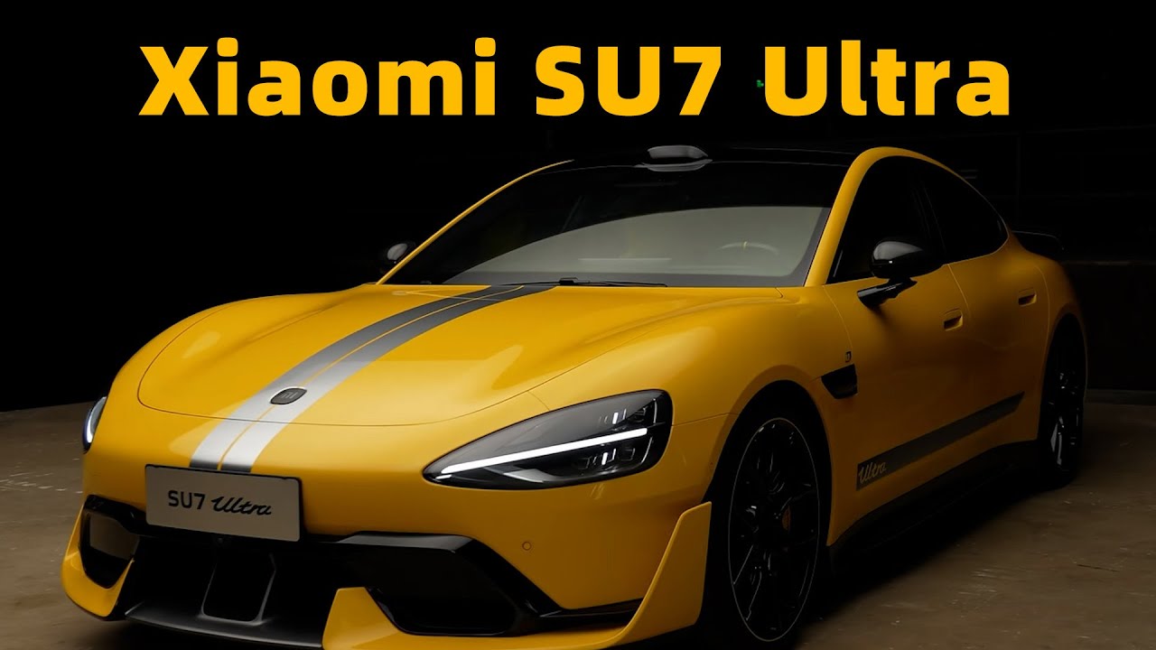 Xiaomi SU7 Ultra details, 0-100 km/h 1.98 seconds, 1548 horsepower,350 km/h top speed,In-Depth Look