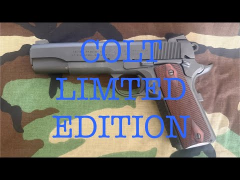 Colt 1911 Classic Blue 38 Super Unboxing and Tabletop Review O1911C-38