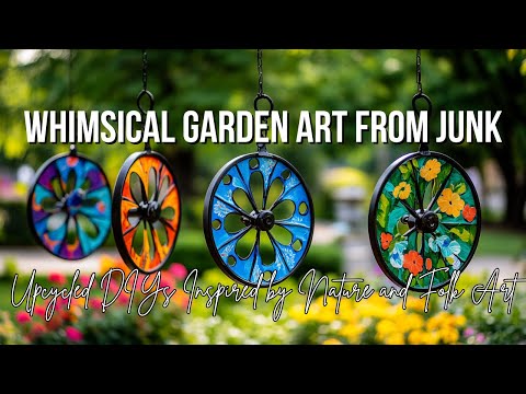 Whimsical Garden Art from Junk: Upcycled DIYs Inspired by Nature and Folk Art