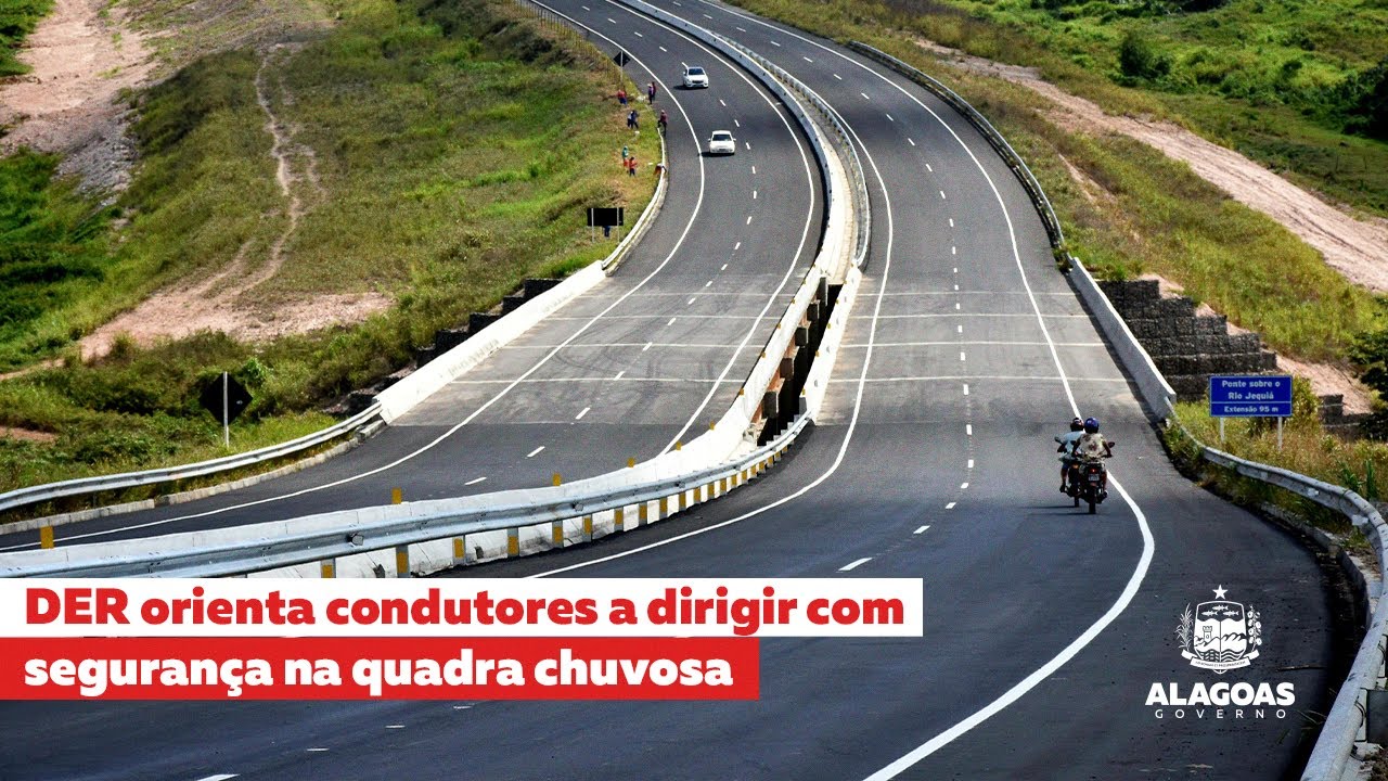 DER orienta condutores a dirigir com segurança na quadra chuvosa.