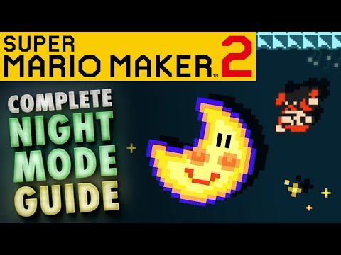 All Mario Maker 2 Night Mode Effects & Changes Guide (+ How to Unlock Night Themes)