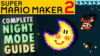 All Mario Maker 2 Night Mode Effects & Changes Guide (+ How to Unlock Night Themes)