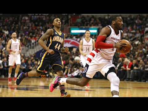 John Wall vs Pacers (10/02/2017) - 26 Pts, 14 Assists, Clutch!