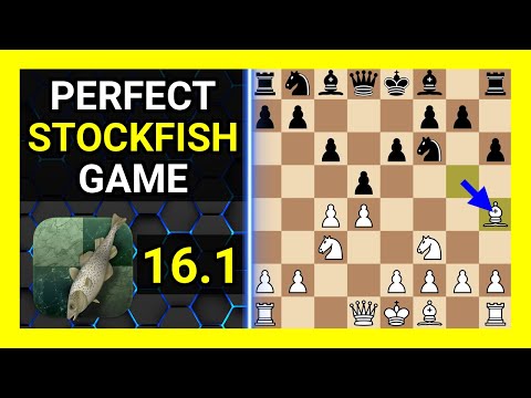 Perfect Stockfish 16.1 Chess Game, Semi-Slav Defense, Anti-Moscow Gambit