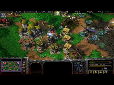 Warcraft III 魔兽争霸3 FQQ vs  Eer0 워크래프트 3 ( Human vs Undead ) Echo Isles 01.02.2015