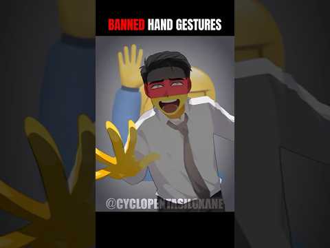 BANNED HAND GESTURES BY COUNTRIES🚫 #countryhumans #xane