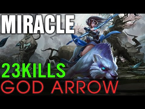 Miracle Mirana - 23 Kills GOD Arrow - Dota 2 7.01