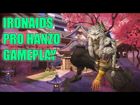 IronAids   Pro HANZO GAMEPLAY - GRAND MASTER OVERWATCH SEASON 24