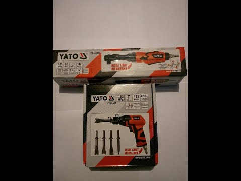 Пневматическая трещотка YATO 1/2", 80 Нм, 142 л/мин, 6.3 Bar (YT-09803)