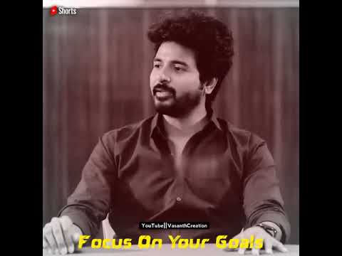 Focus On Your Goals | Sivakarthikeyan Motivational Speech | Vasanth Creation