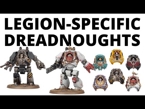 Chapter and Legion Specific Dreadnoughts? Contemptor Upgrades Reviewed!