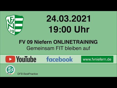 ONLINE-Fussball-Training des FV 09 Niefern am 24.03.2021