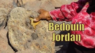 Visiting a Bedouin Home to drink coffee, tea and eat bread inside of the tent in Jordan (بَدَوِي)