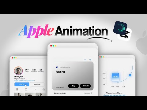 Apple Style UI Animation in Alight Motion + Capcut Sfx Tutorial 😳🔥