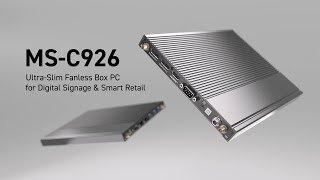 MSI Launches Ultra-Slim MS-C926 Fanless Box PC 