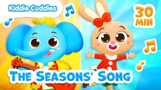 The Seasons Song + Kids Songs Compilation | Autumn With Kiddie Cuddles 🍂
