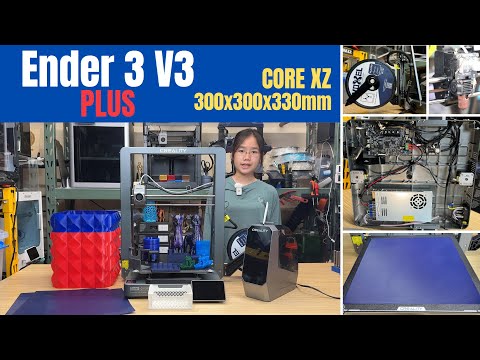 Creality Ender 3 V3 PLUS review: CoreXZ, die-cast gantry, 300x300x330mm print volume