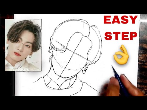 رسم جونغكوك bts bts