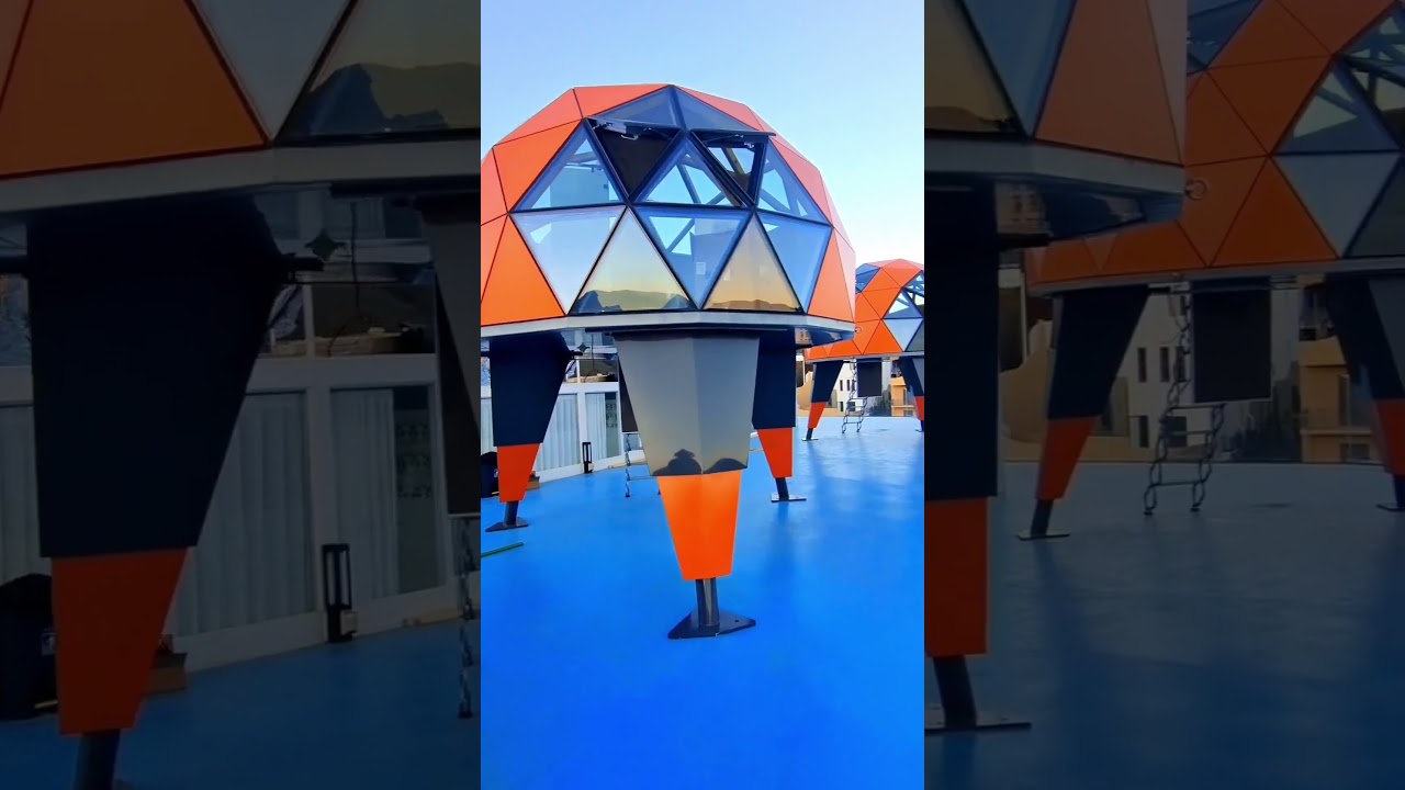 Star Capsule luxury hotel tent geodesic dome resort hotel glamping house