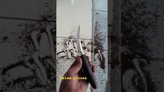 Download lagu Pisau ukir/raut #pisauukir #carvingknife #knife #coconut #wood mp3