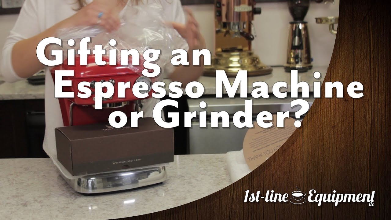 The Thing You Should Always Do Before Giving An Espresso Machine or Grinder As a Gift