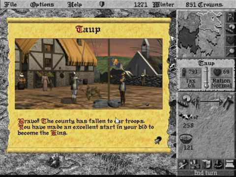 Lords of the Realm 2 Walkthrough - 01 Quaintville PC Longplay